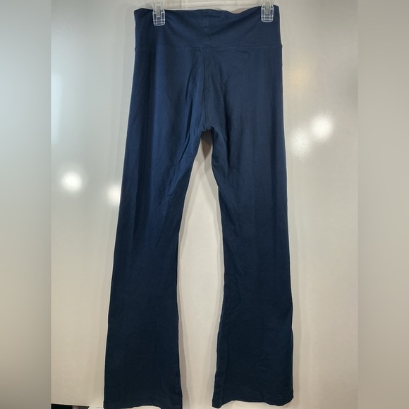 Women's Navy Flare Leggings - Picture 2 of 5